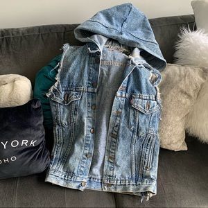 Custom Levi Denim Vest